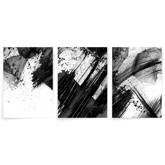 Wolfgang Philippi Abstrakt #1 Triptychon