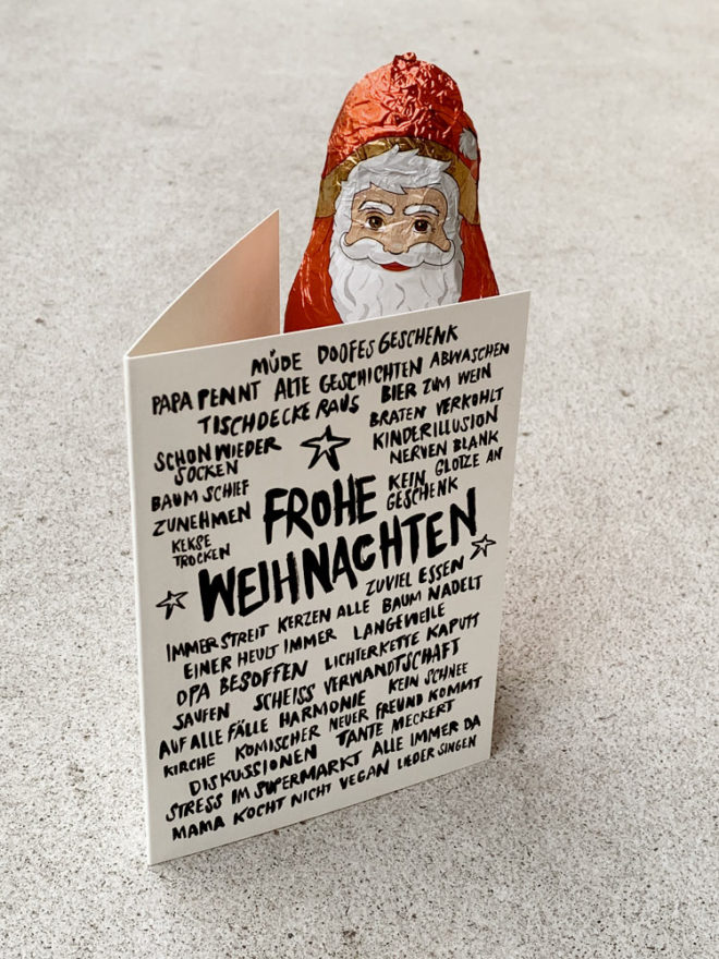 Weihnachten Karte Wolfgang Philippi