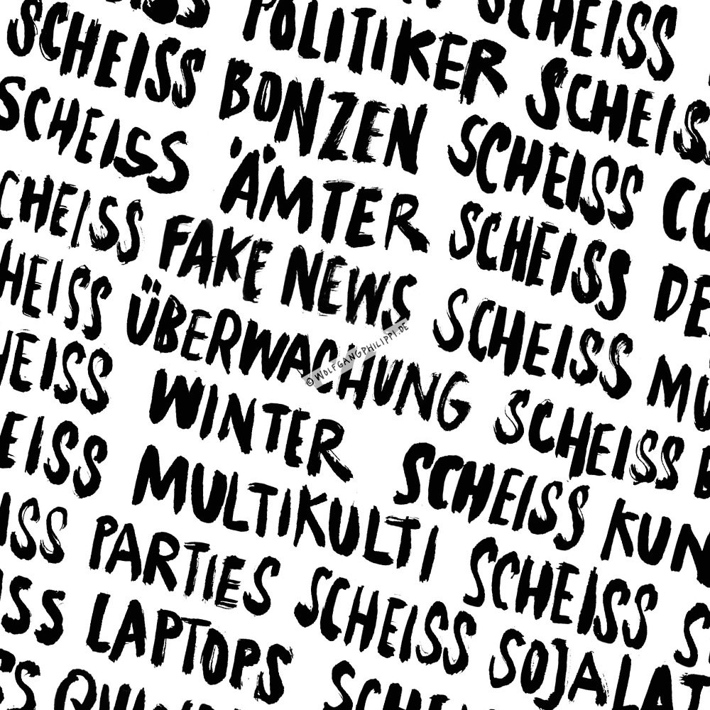 Scheiss Plakat — Wolfgang Philippi