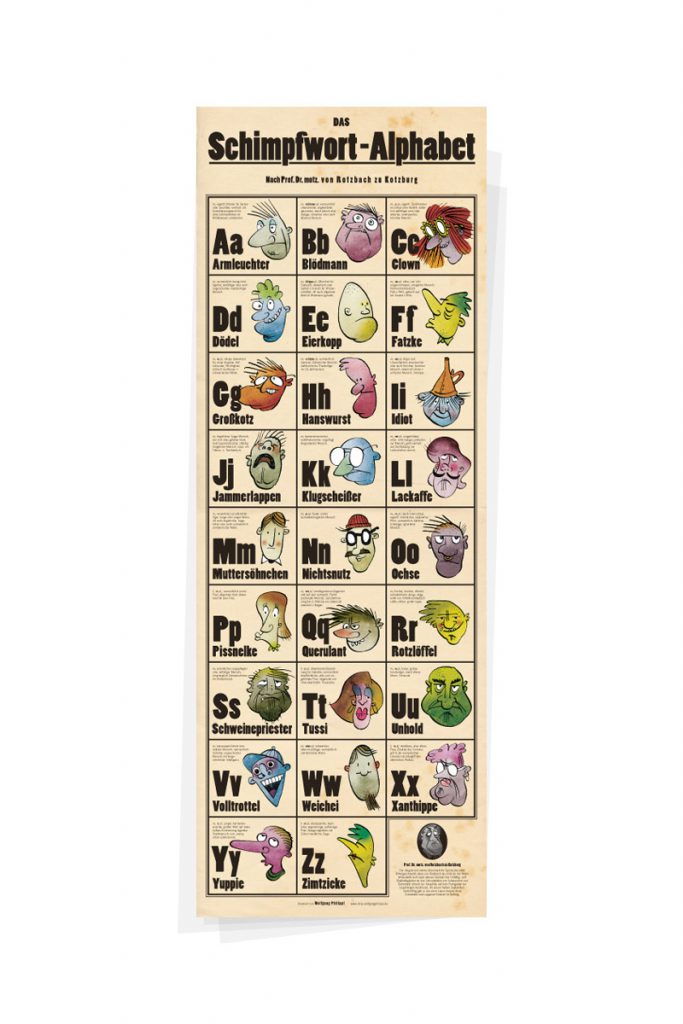 Schimpfwort Alphabet - Wolfgang Philippi