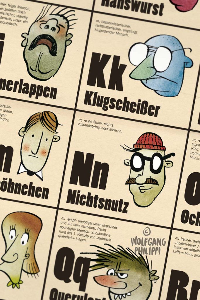 Schimpfwort Alphabet - Wolfgang Philippi