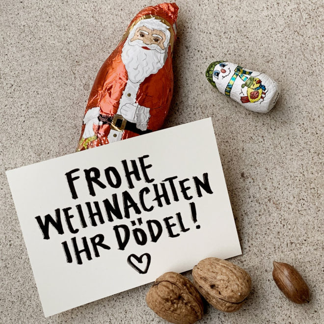 Wolfgang Philippi Weihnachten Dödel Karte