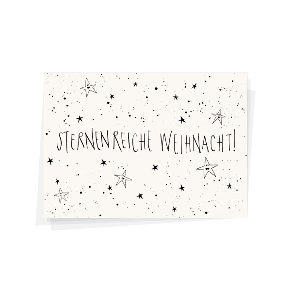 Wolfgang Philippi Sternenreiche Weihnachten Karte