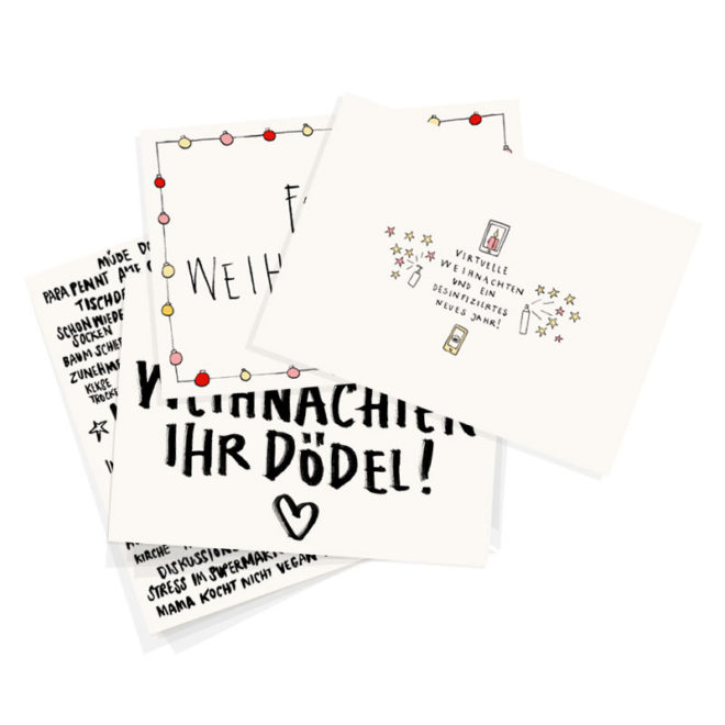Frohe Weihnachten Kartenset Wolfgang Philippi