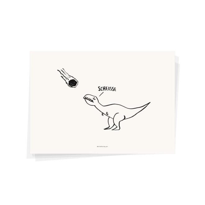 Wolfgang Philippi Dinosaurier Druck