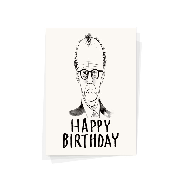 Merz Geburtstag Happy Birthday Karte Wolfgang Philippi