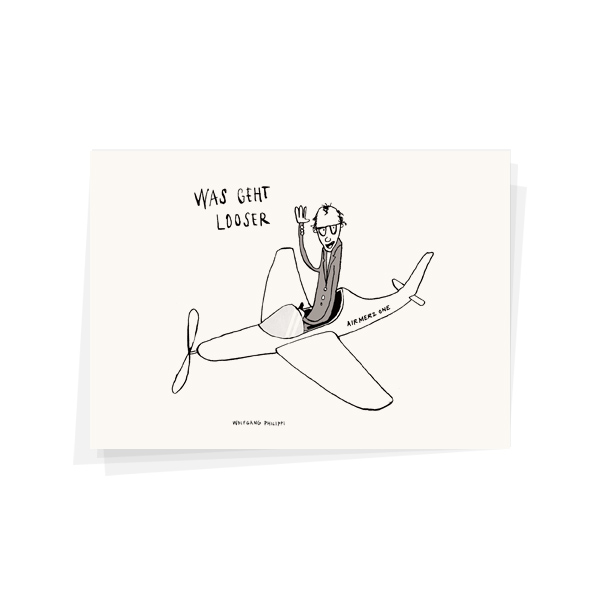 Wolfgang Philippi Merz Looser Karte