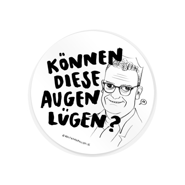 Spahn Augen Aufkleber Wolfgang Philippi