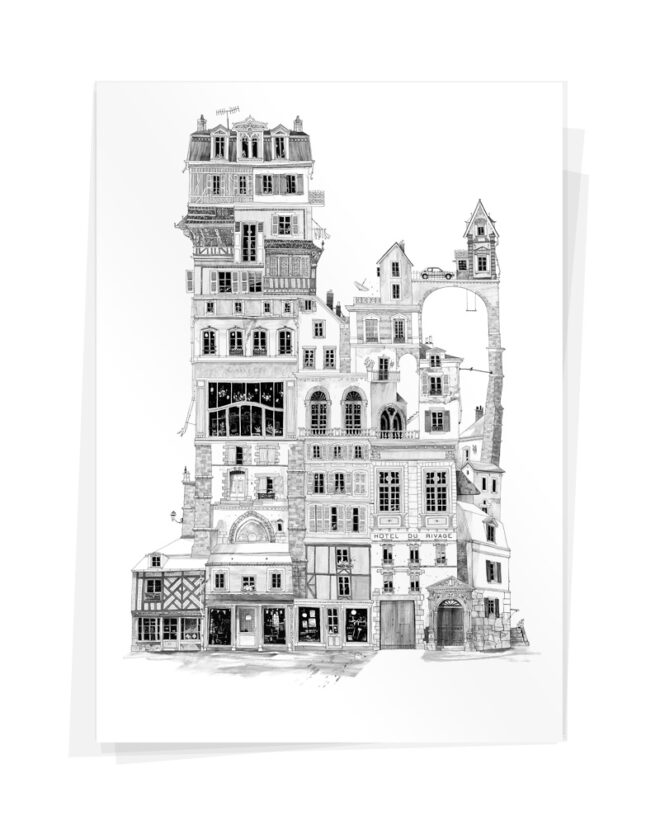 Wolfgang Philippi Hotel Du Rivage Plakat